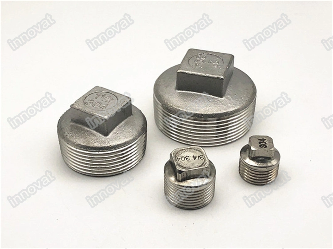 1/4-4 Inch Stainless Steel 304 Male Screw Plug Pipe Fitting Plug